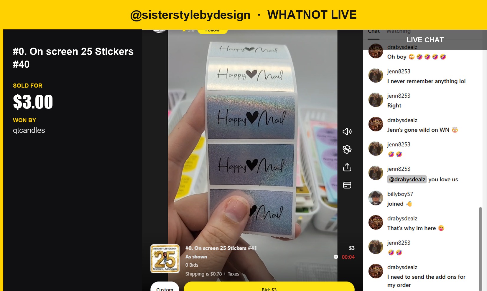 Sister Style by Design's Sticker Lot Finds a Happy Home