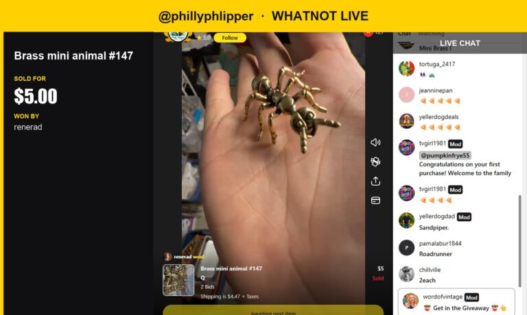Brass Mini Animal Wins Over One Collector