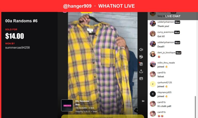 Whatnot Winner: Oversized Sweater Score