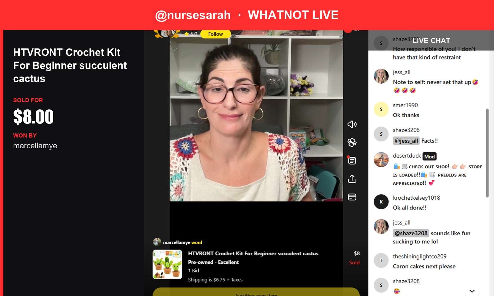 Sold in a Snap: HTVRONT Crochet Kit Finds a Home