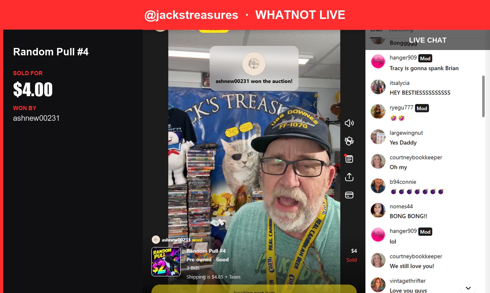 LIVE SHOW SPREE: Whatnot Enthusiasts Scoop Up "Random Pull" Surprises