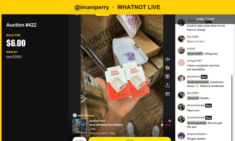 Whatnot Live Win: Brand New, Two-Pack Portable Charger for Just $6