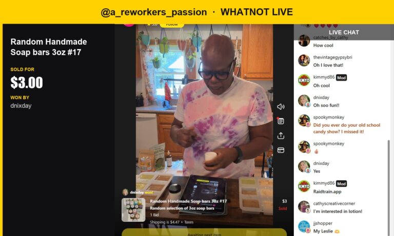 Suds and Savings: Handmade Soap Bars Score a Win at a ReWorker's Passion Live Show