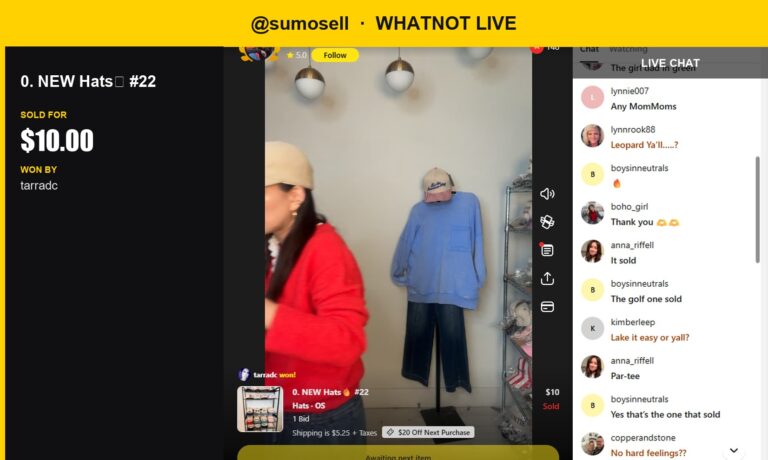 Whatnot Show Recap: The Camouflaged Snapback Sells Out in a Snap!