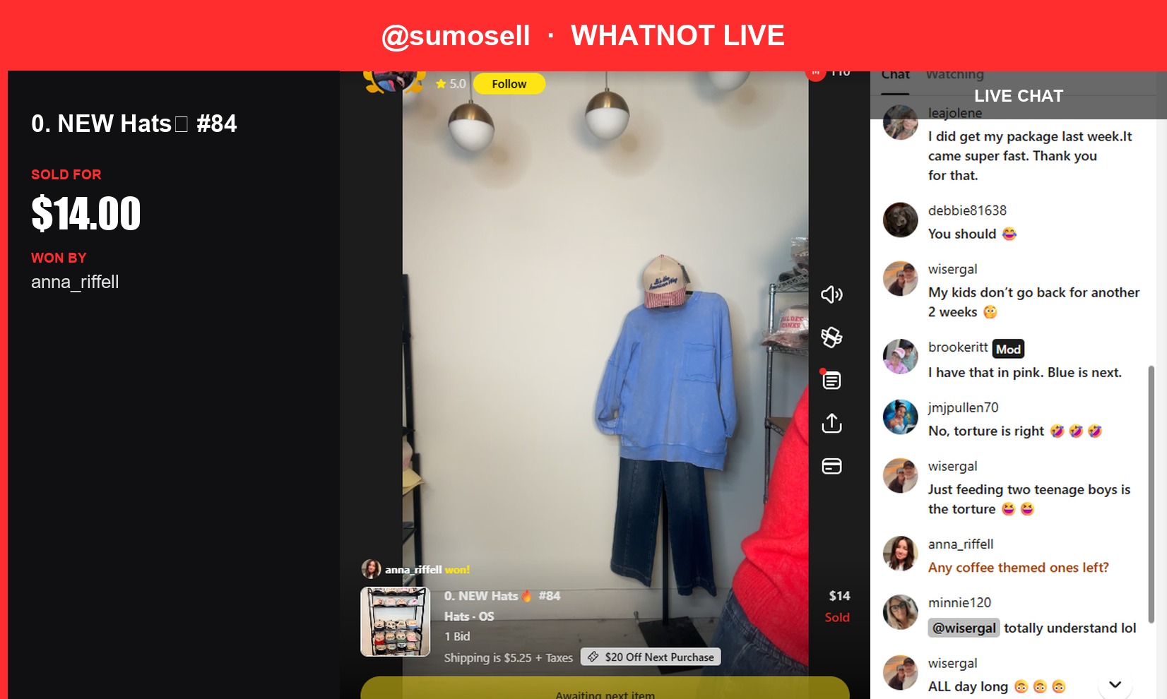 Hat's Off to Anna: SumoSell's Green Hat Finds a Happy Home