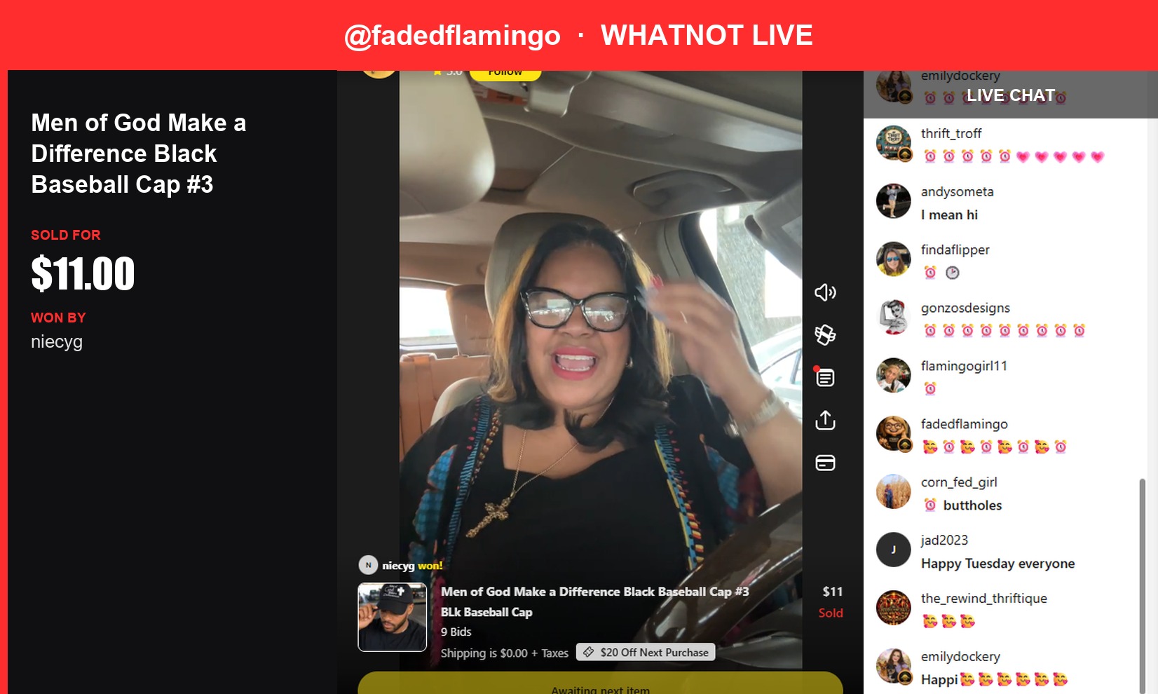 Whatnot What Went Down: Faded Flamingo's Thrilling Pallet Pulls Live Show