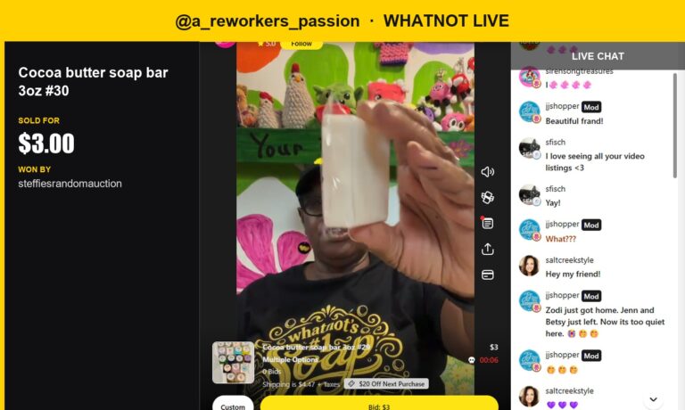 Luxurious Cocoa Butter Soap Bar Sells for $3