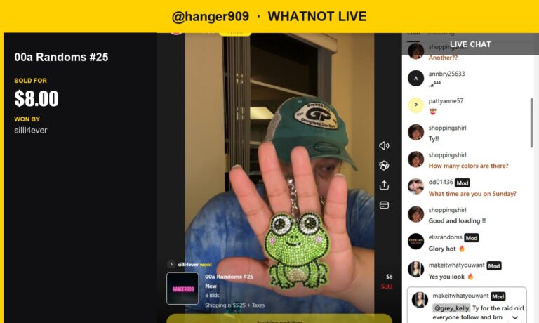 Silly for Everyone: Little Frog Charmander Takes Center Stage at hanger909's Whatnot Show