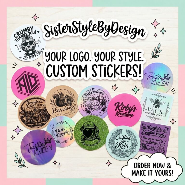 Sticker Showdown: Sisterstylebydesign Brings the Bling!
