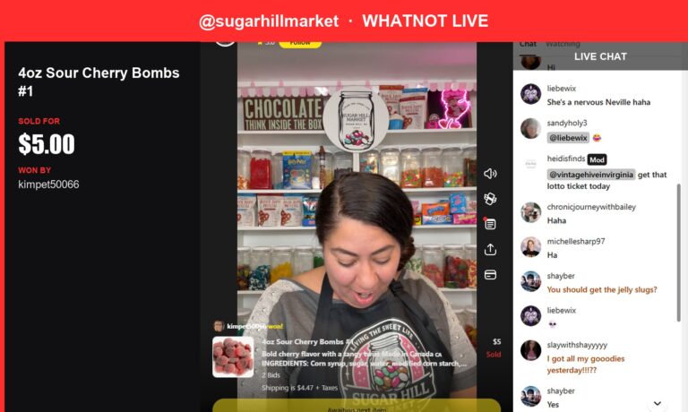 Sour Cherry Bombs Sell Out in 2 Bids for $5!