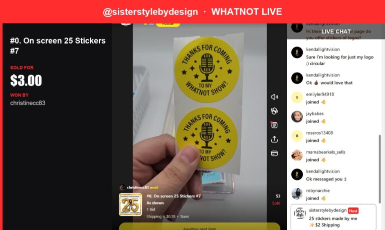 A Handmade Sticker Wins Over the Heart of Christine!