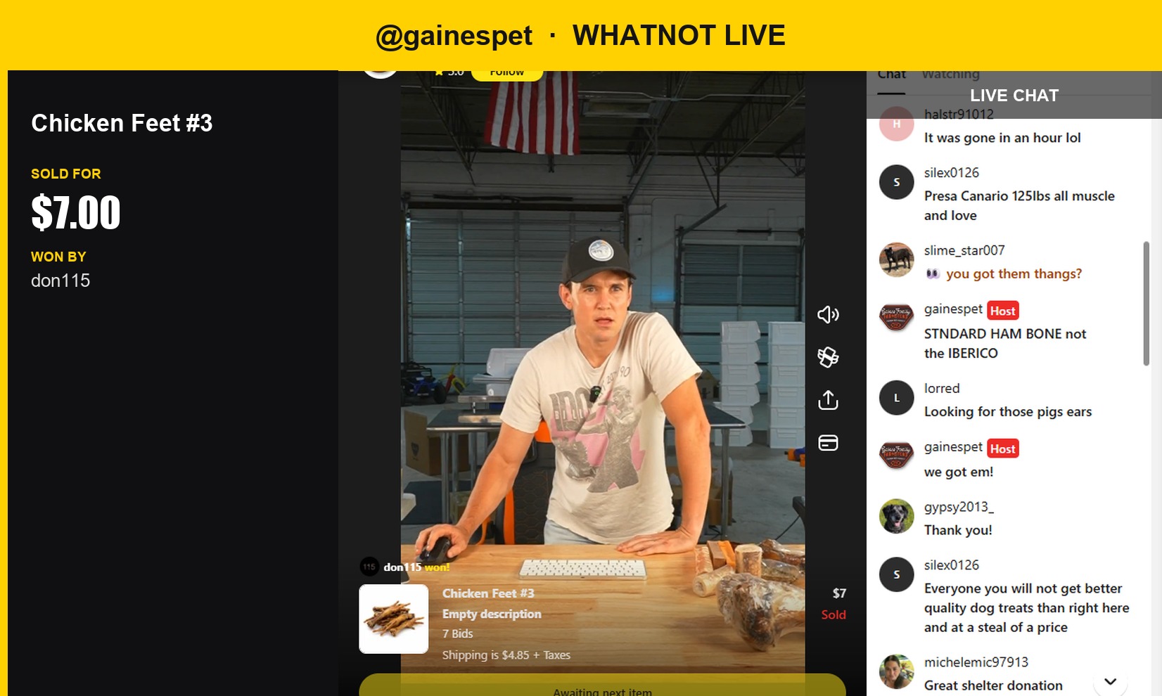 Rare Chicken Feet Catch at Whatnot Live Sale!