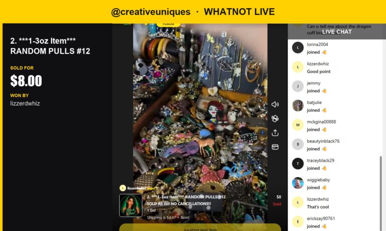 Vintage Charms Galore: A Unique Find at CreativeUniques' Whatnot Live Sale