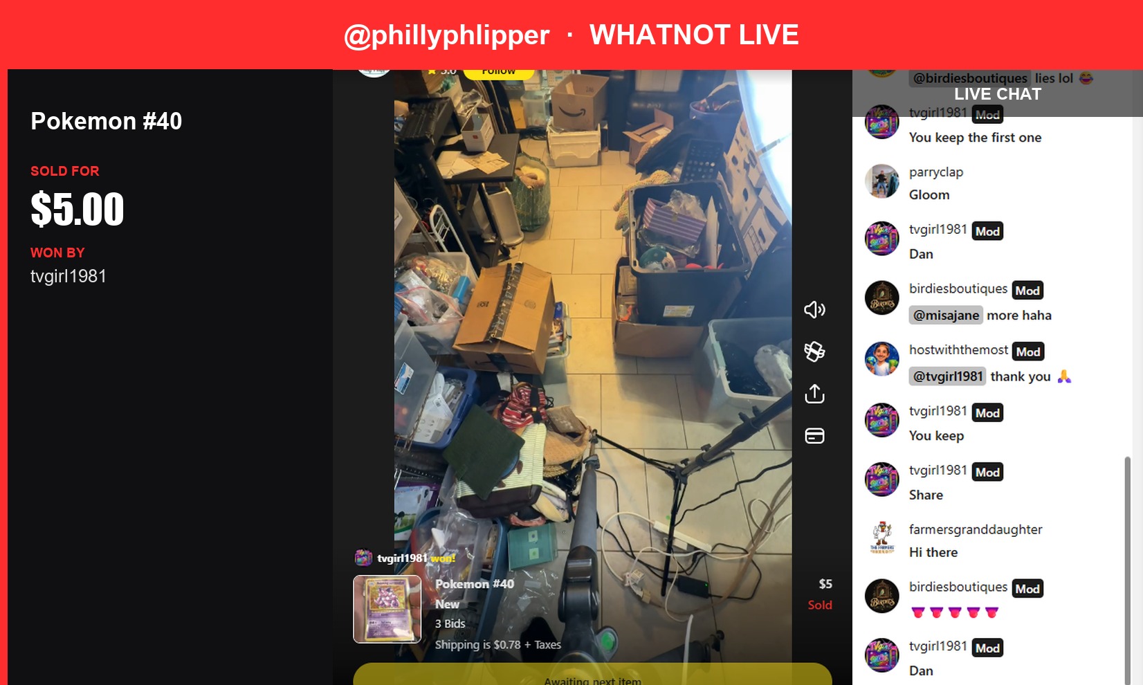 Pokémon Rarity Grabs Attention at Storage Unit Finds Live Show on Whatnot