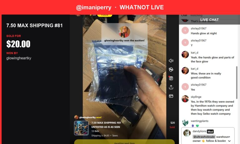 Vintage Jewelry Clothing Cleaner Box Sells for $20 on Whatnot