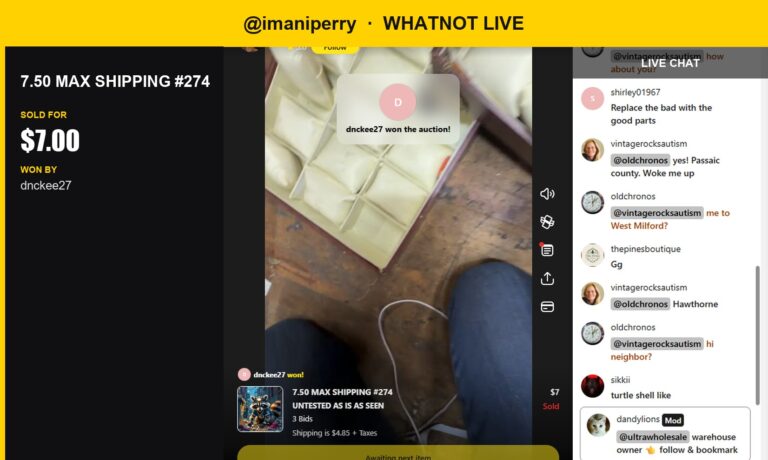 Vintage Cufflink Sells for $7 in Imani Perry's Live Show