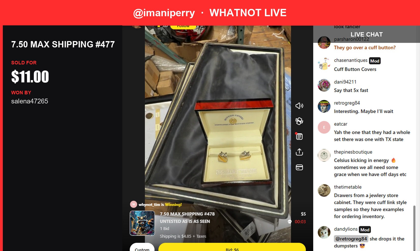 Vintage Watch Lot #477 Sells for $11.00 on Whatnot