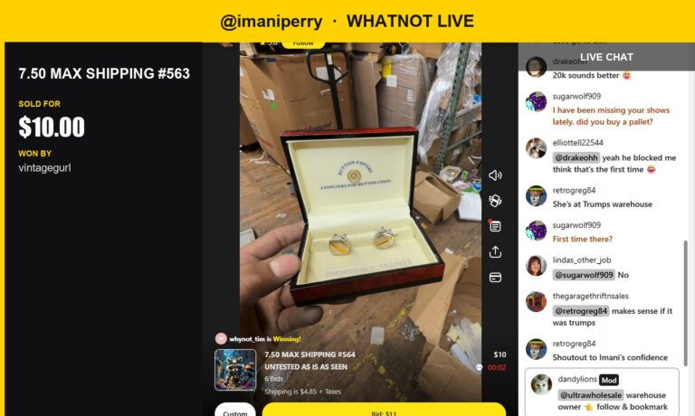 Whatnot Win: Vintagegurl Snags Cufflinks for $10