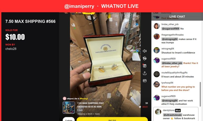 Whatnot Winner: Imaniperry's Quick Sell!