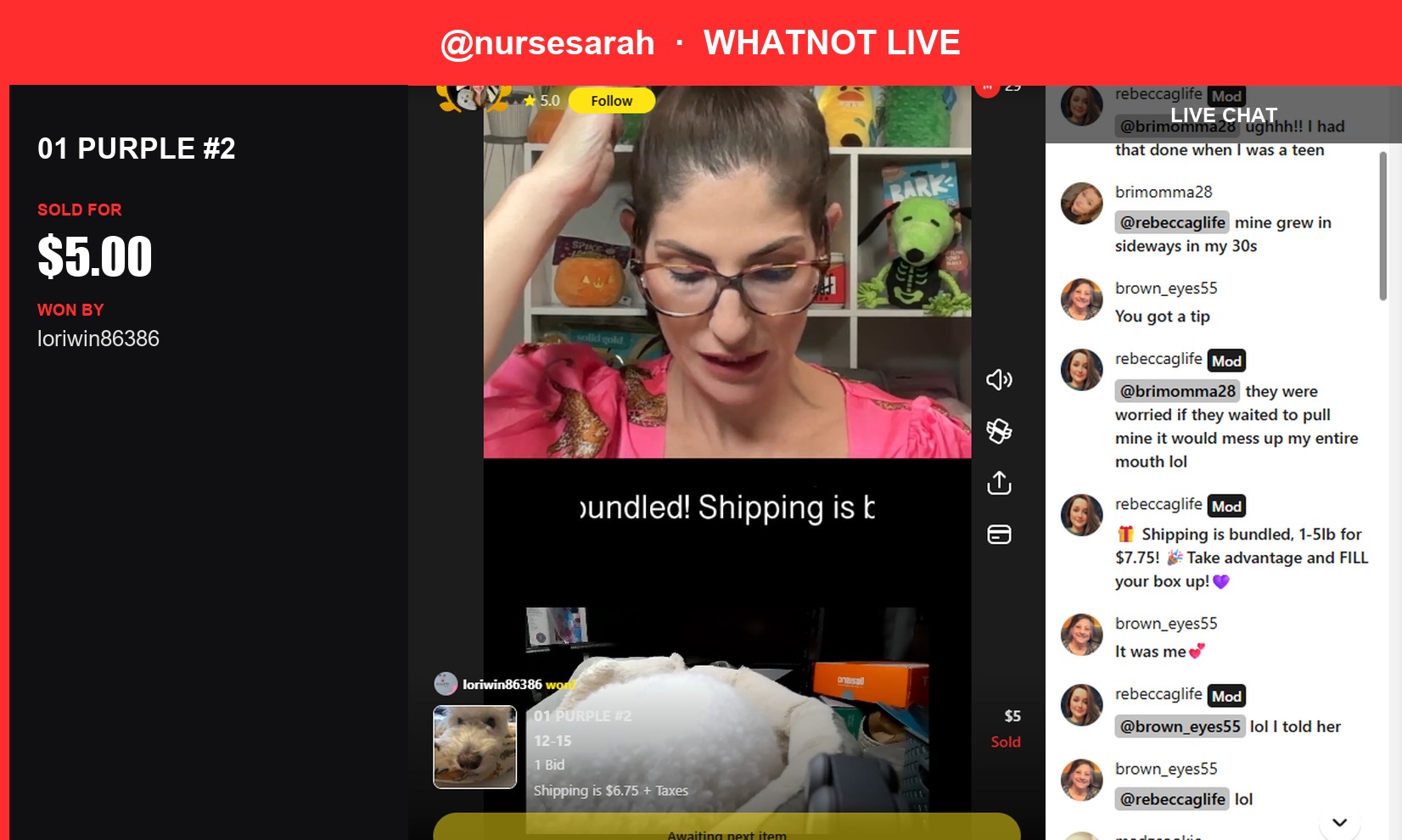 A Heated Whatnot Deal: Lori Snags a Spreadable Groove