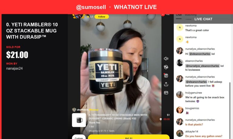 Whatnot Winner: nanajax24 Takes Home a YETI RAMBLER Mug for $21
