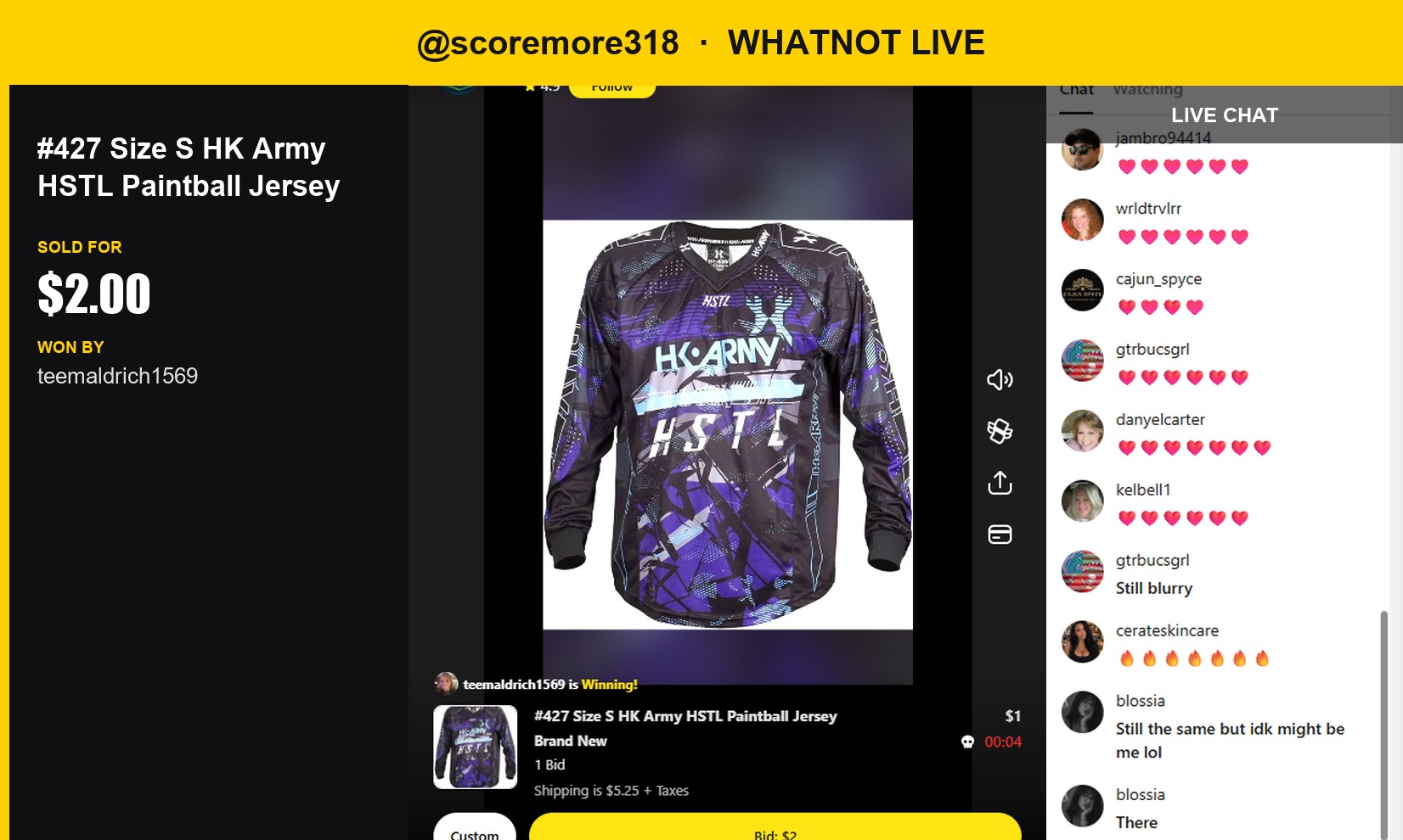 Size S HK Army HSTL Paintball Jersey Scores a Deal