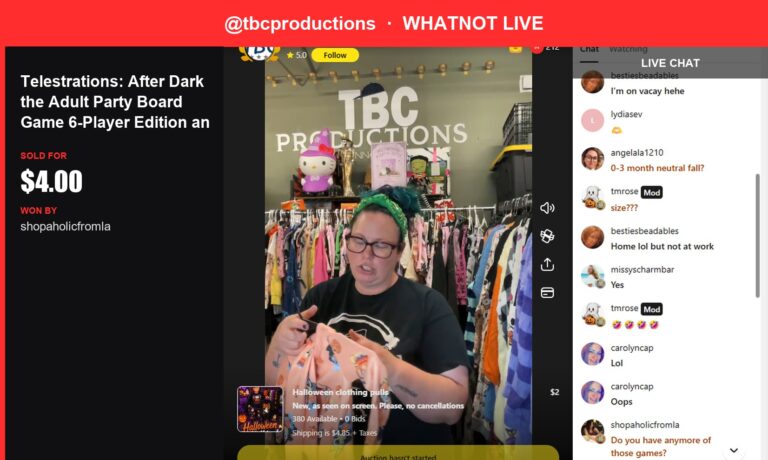 Whatnot Auction Recap: Unique Board Game Sells for $4