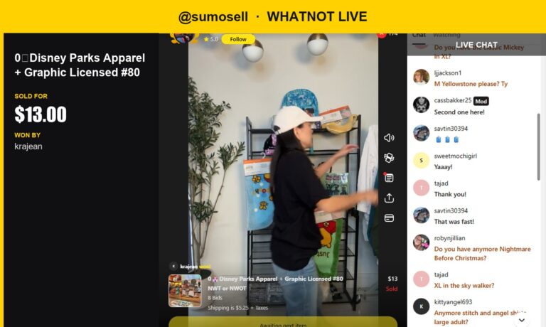 Loungefly Tees and More: sumosell Brings the Magic to Whatnot