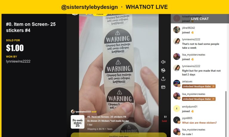 Mini Sticker Bundle Sells for a Lucky Dollar