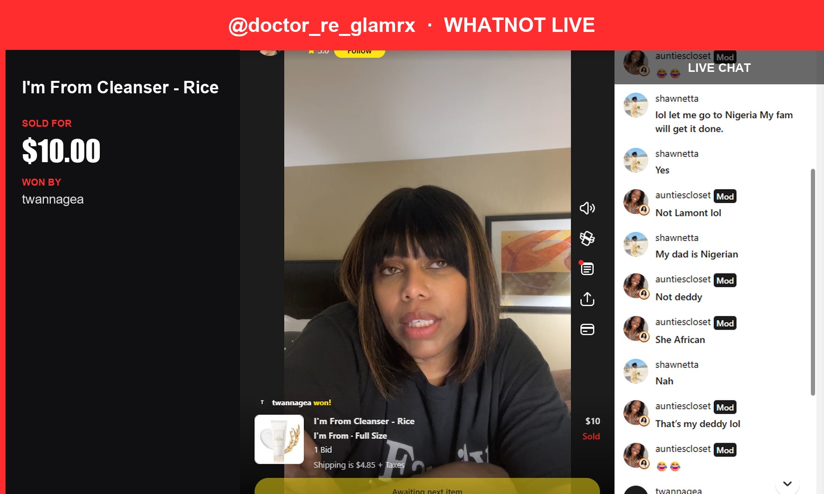 Cleanse with Rice: I'm From Cleanser Sells on Whatnot