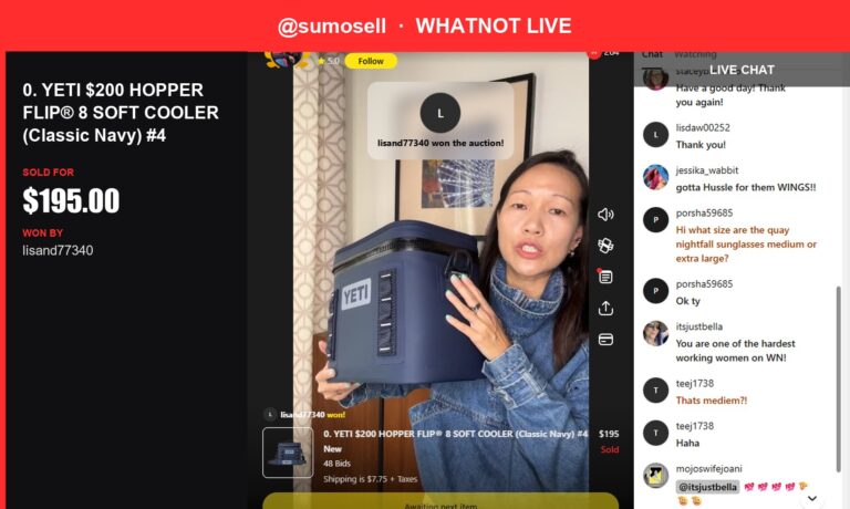 Whatnot Live Show Score: Rare YETI Hopper Flip Sells for $195