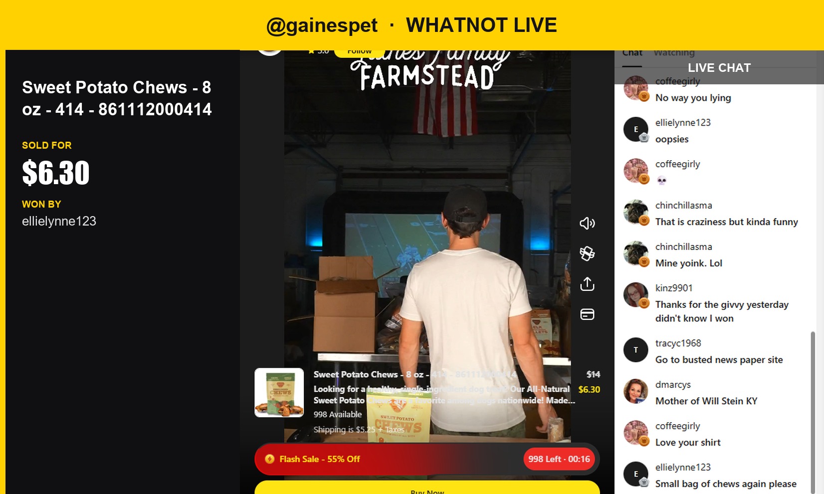 Sweet Treat Scores Big on Whatnot Live