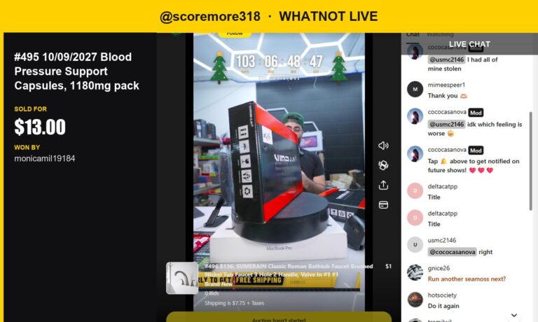 TikTok-Swiped: Scoremore318's Blood Pressure Support Capsules Sell for $13