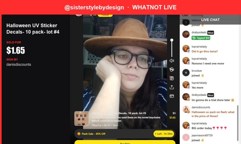 Spooky Deals on SisterStyleByDesign's Whatnot Show