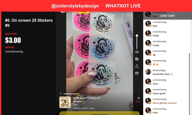 Sticker Shopping Spree: 25 Handmade Stickers Sell for $3