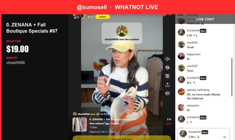 Zenana Medium Tops Selling in Style During sumosell's Live Show