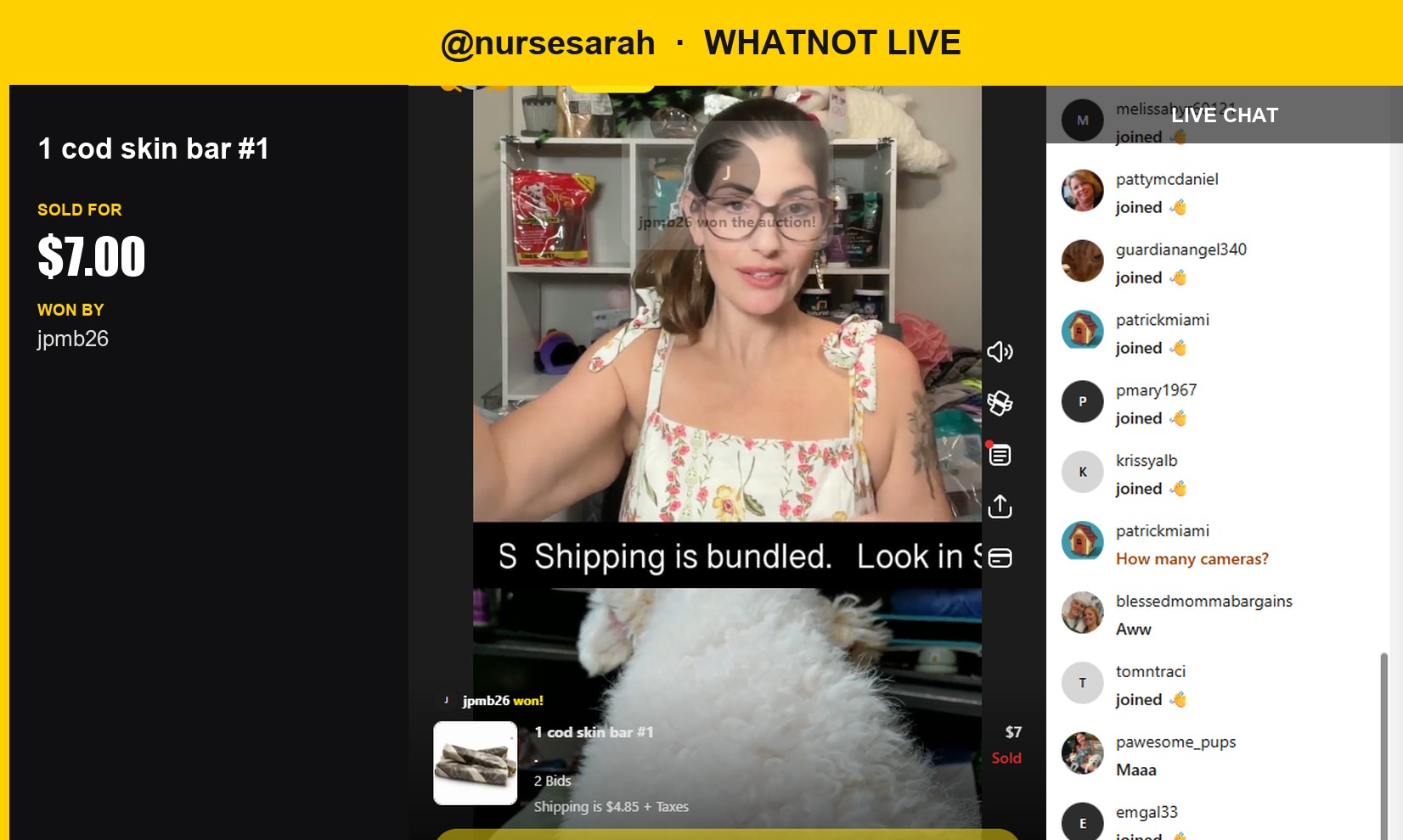 The Catch of the Day: Cod Skin Sold for $7