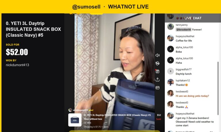 New Whatnot Find from @sumosell: Sold for 52.00 USD