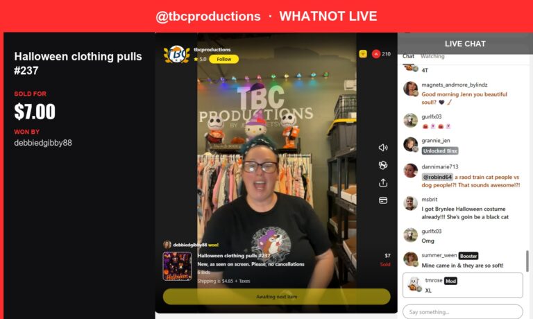 Halloween Clothing Pull Sells for $7 on Whatnot