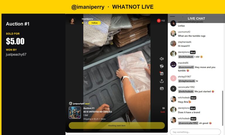 Whatnot Live Show Scores a Steal on a Mysterious Device
