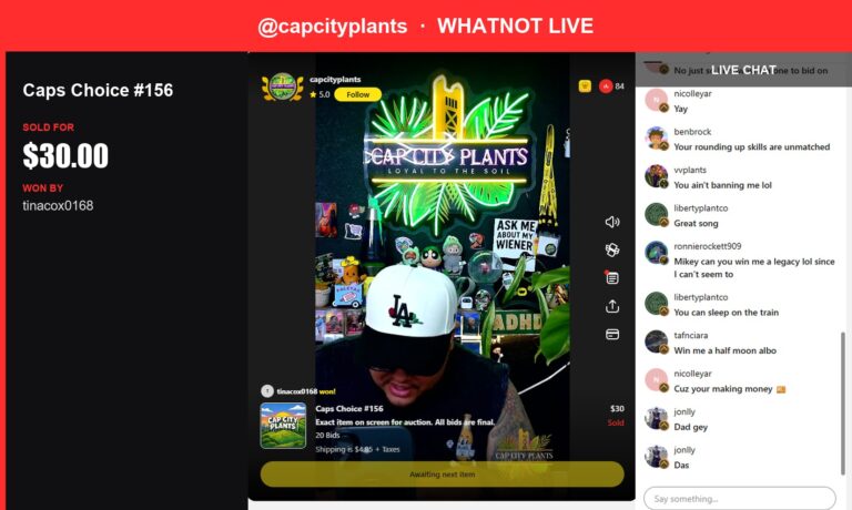 Whatnot Winner: Tina Scores a Rare Plant!