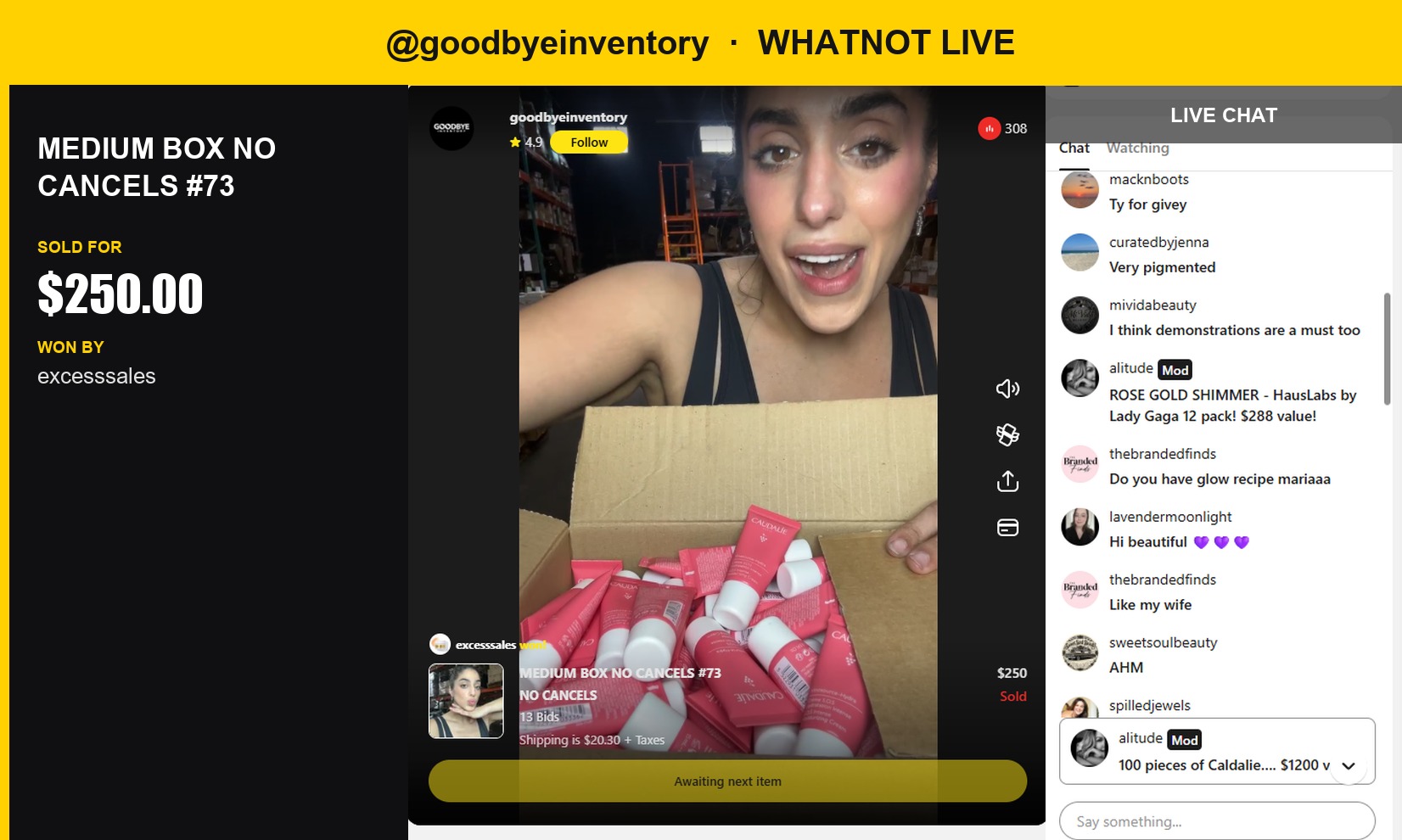 Last Two for $250: goodbyeinventory's Exciting Medium Box Close