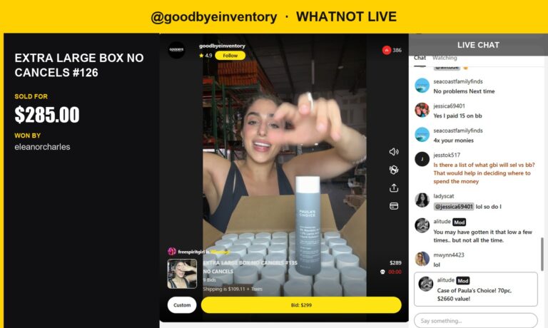 Whatnot Live Show Recap: EXHAUSTING GOODBYEINVENTORY's LAST EXTRA LARGE BOX