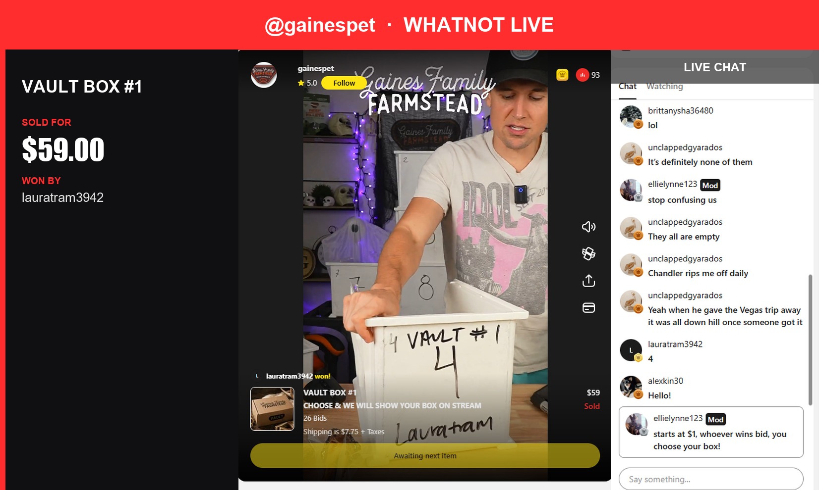 Mystery Box Wins Big on Whatnot!