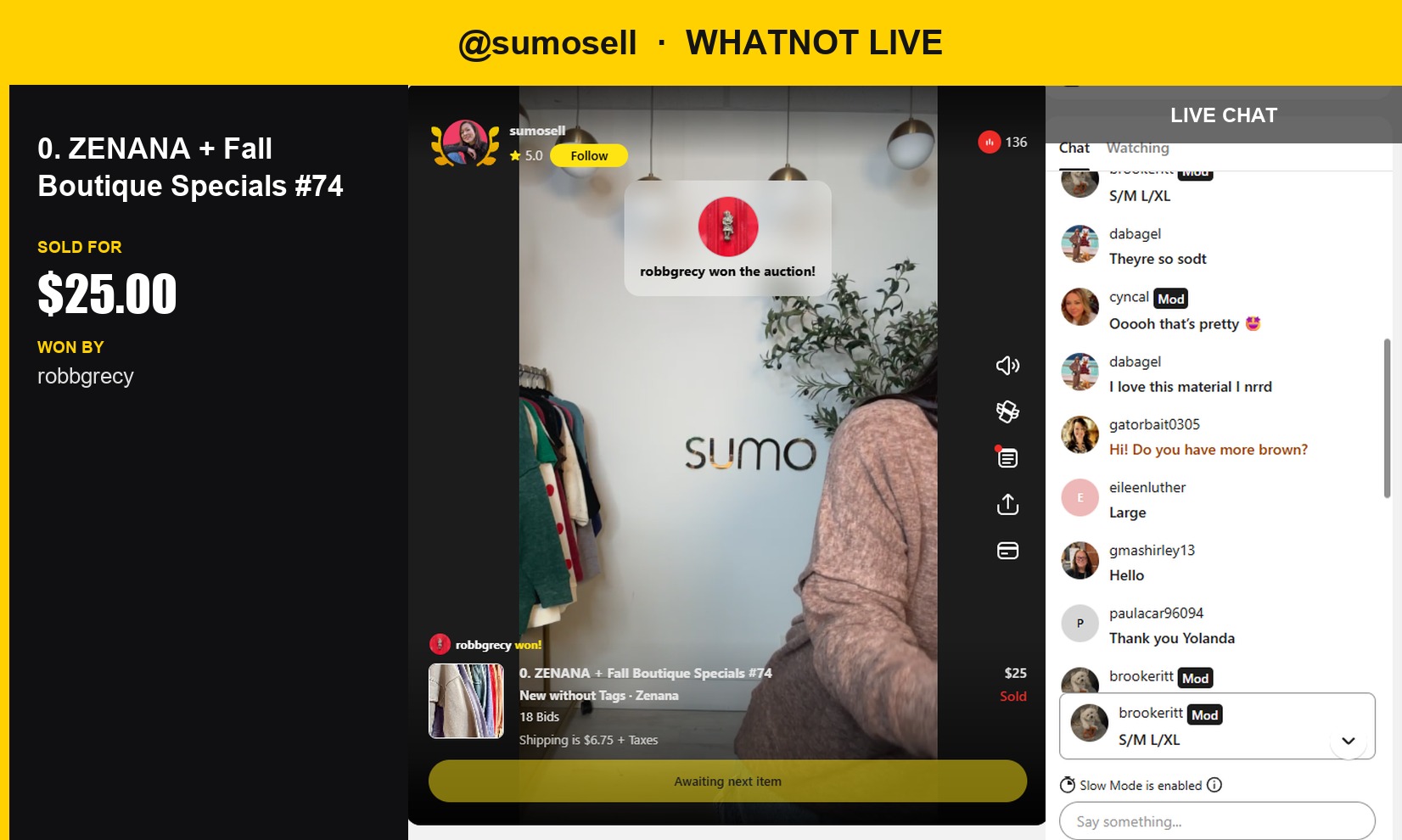 Last-Minute Zenana Bundle Scores Big on Whatnot Live Auction