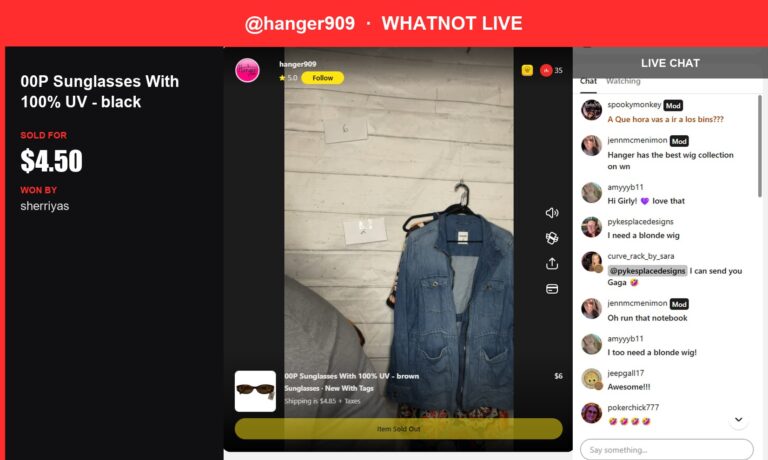 Rose from the Titanic Meets Sunglasses - Hanger909's Whatnot Live