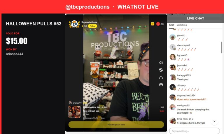 Whatnot Live Show: "Halloween Pulls #52" Finds a New Home