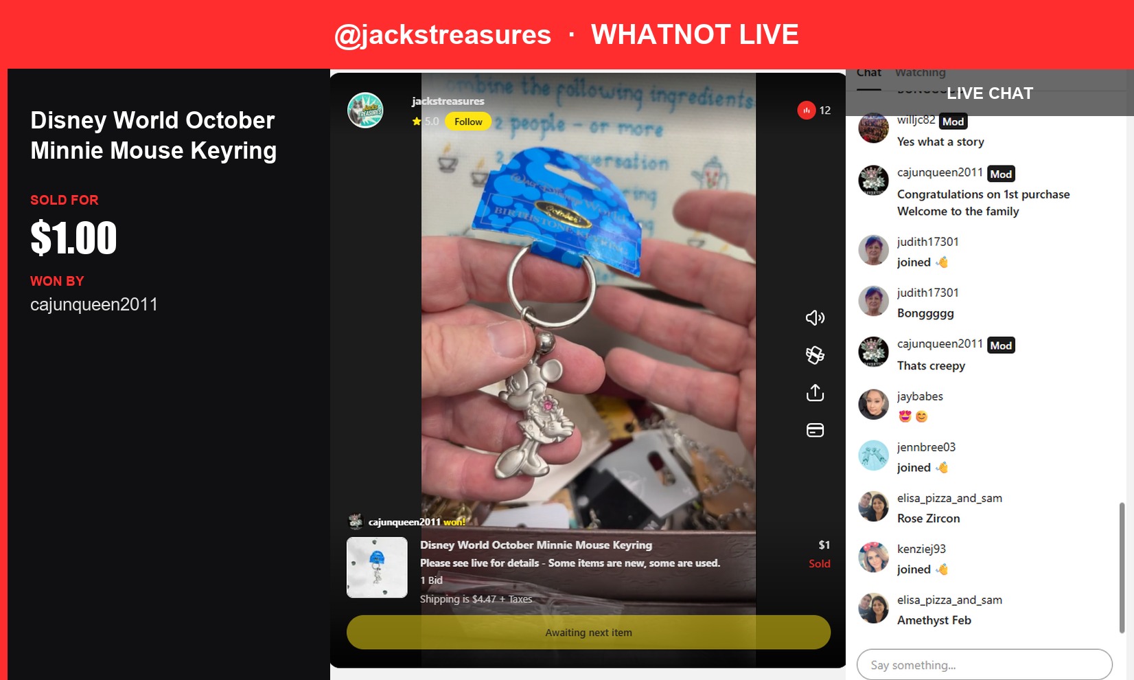 Tiny Treasure Tacked On