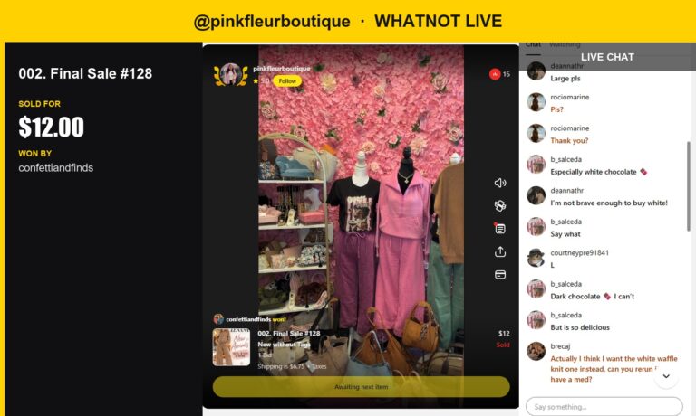 Zenana Goodies Fly Off the Table in Pinkfleurboutique's Whatnot Show