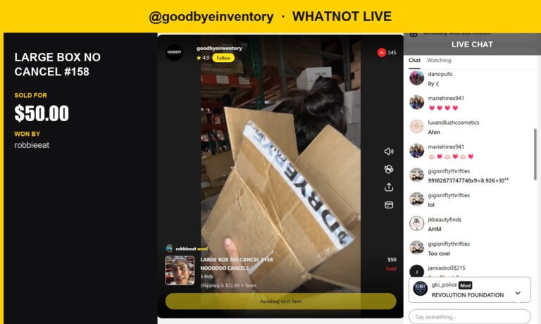 The "Sinner" Strikes Gold: "Large Box No Cancel #158" Sells for $50